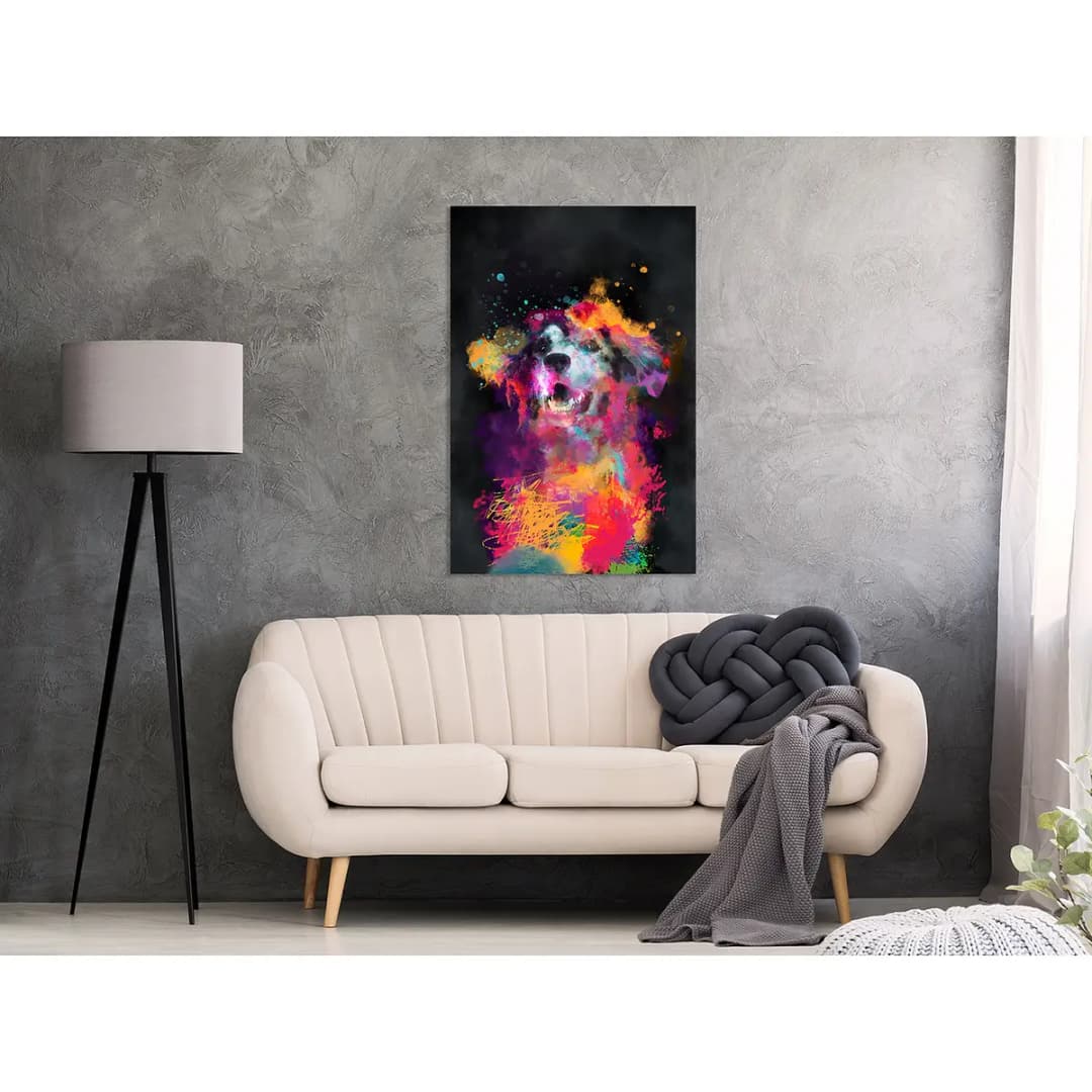 Wandbild Dogs Joy | Mehrfarbig