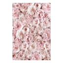 Wandbild Flowers From the Garden Leinen Pink 60 x 90cm | Pink