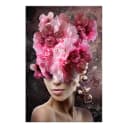 Wandbild Spring Awakening Leinen Pink | Pink