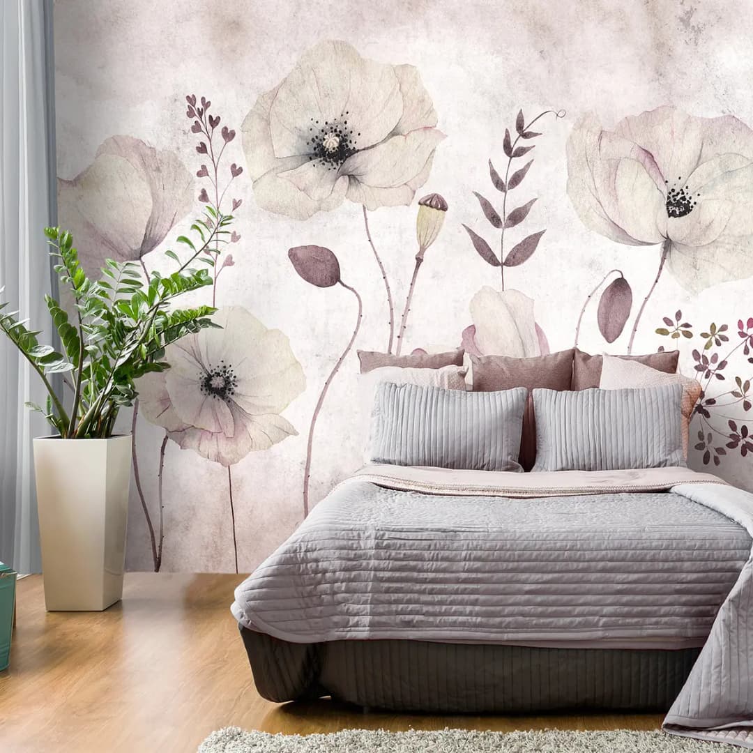 Vlies Fototapete Floral Moment | Mehrfarbig