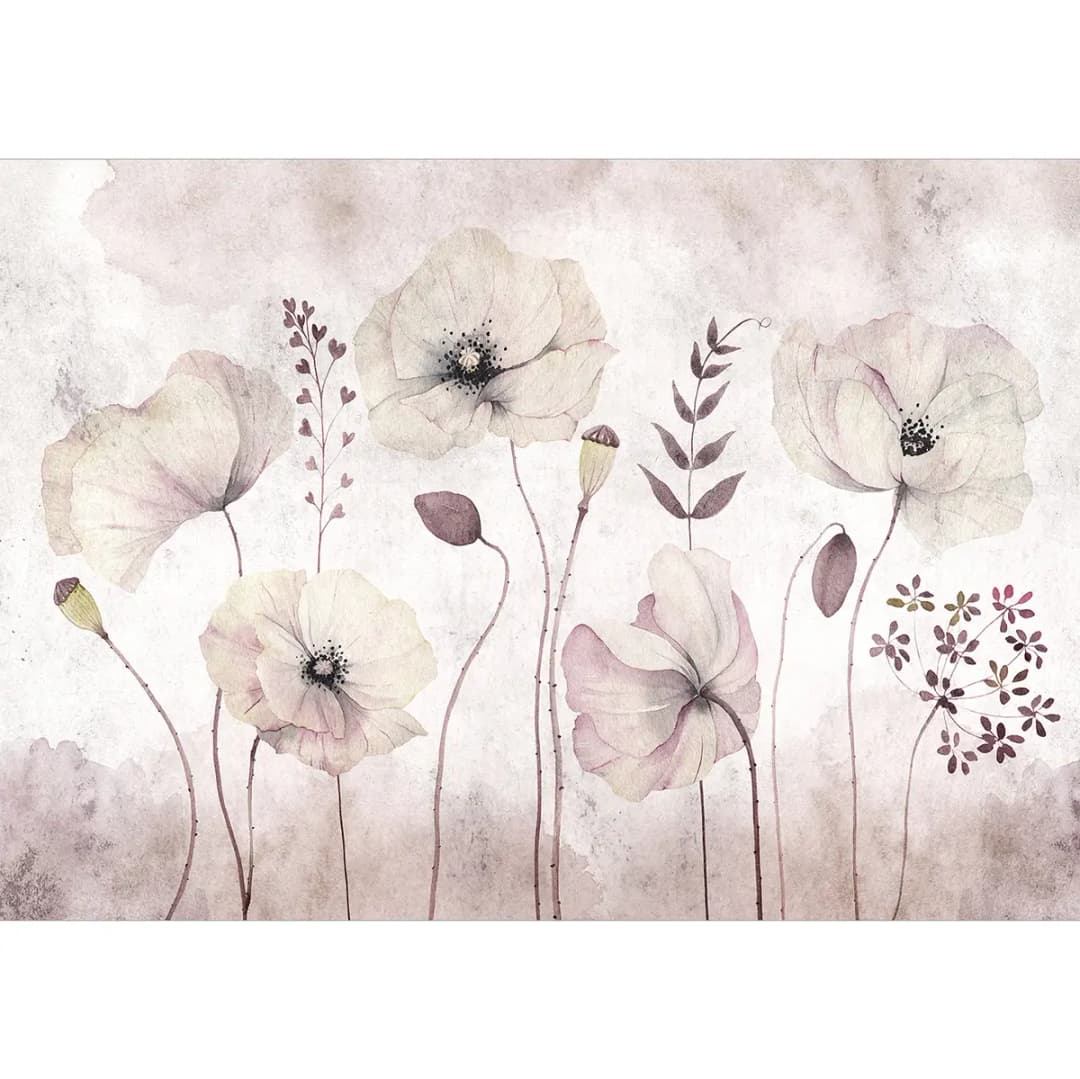 Vlies Fototapete Floral Moment 100cm | Mehrfarbig