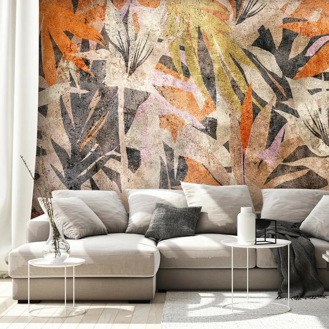 Vlies Fototapete Scattered Colours 400cm | Beige