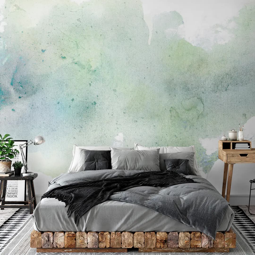 Vlies Fototapete Pastel Mint | Grün