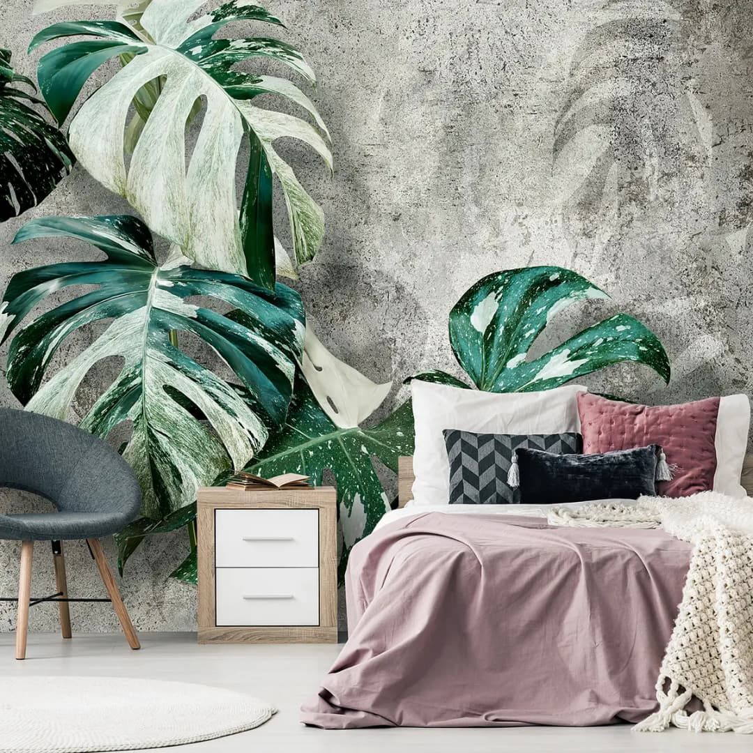 Vlies Fototapete Variegata 200cm | Grau