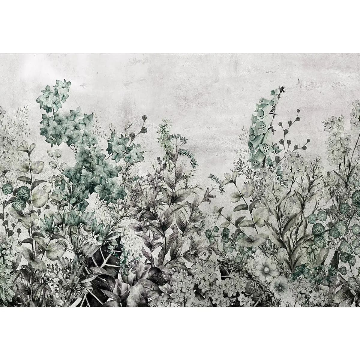 Vlies Fototapete Mystery of Herbs | Grau