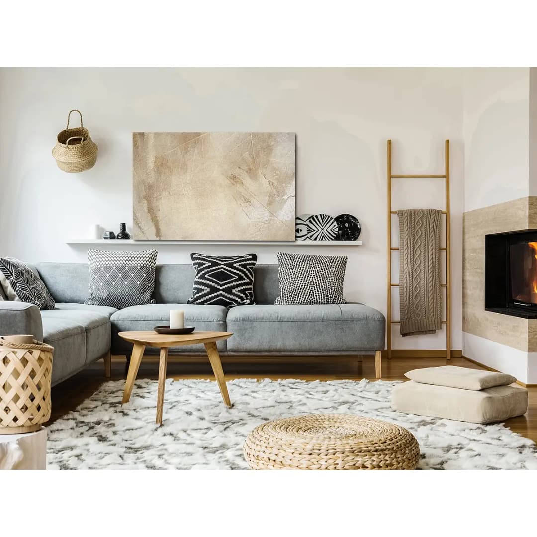 Wandbild Peaceful Story | Beige