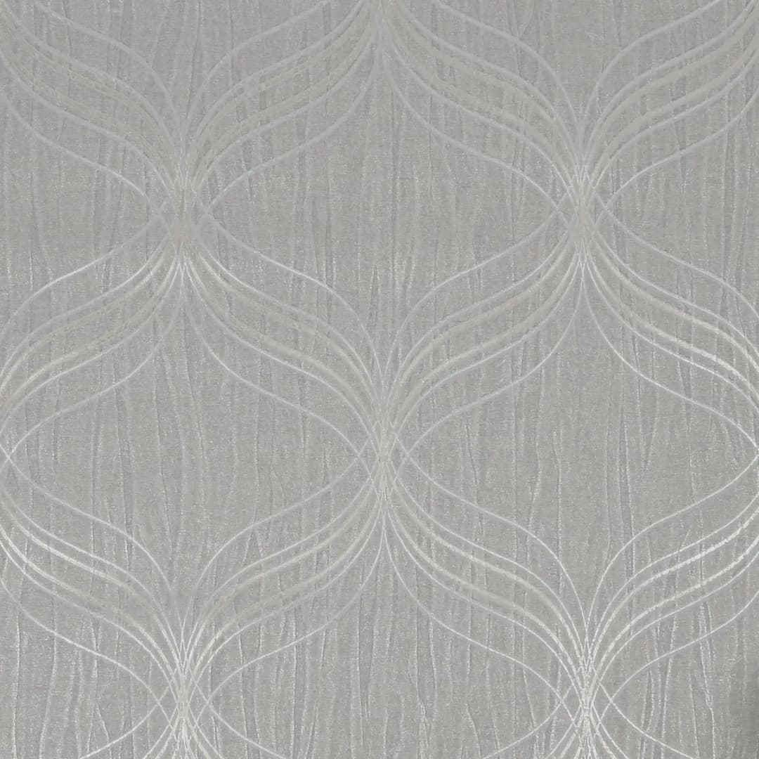 Vliestapete Optical Geo | Silber