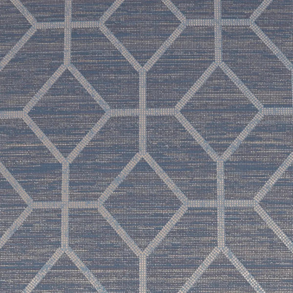 Vliestapete Asscher Geo | Blau