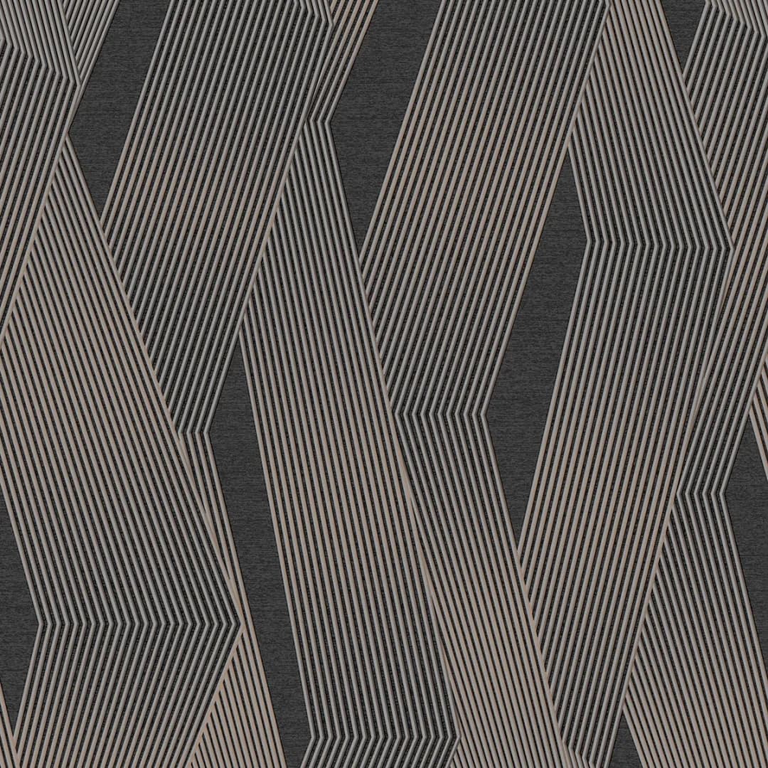 Vliestapete Elegante Linien | Grau