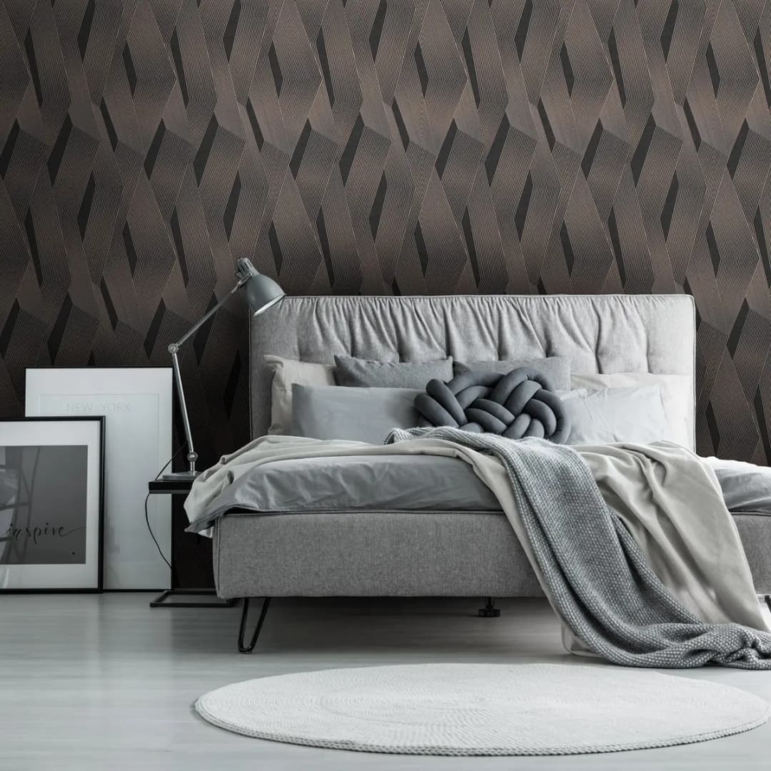 Vliestapete Elegante Linien | Grau