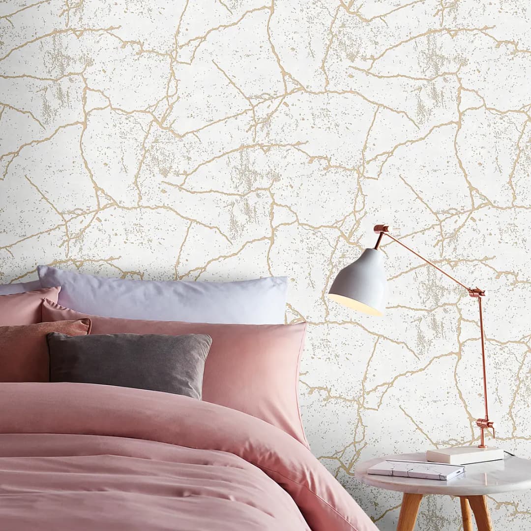 Vliestapete Kintsugi | Gold