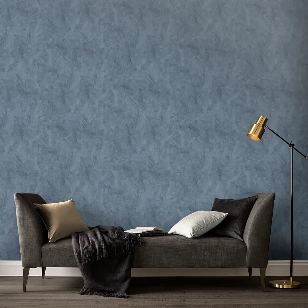 Vliestapete Raw Industry | Blau