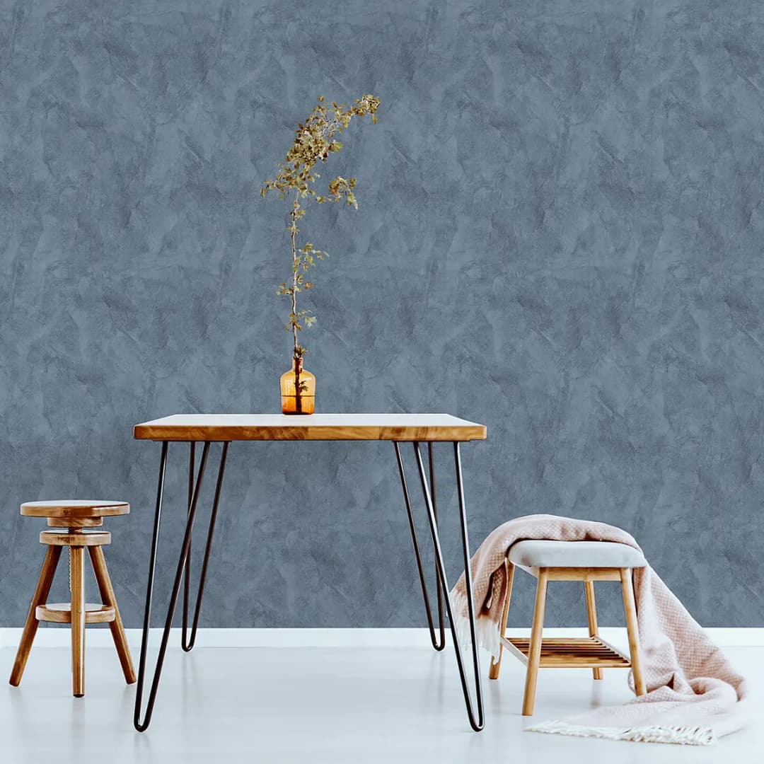 Vliestapete Raw Industry | Blau