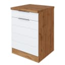 Unterschrank Florenz I 60cm Weiß/Matt Weiß | Weiß