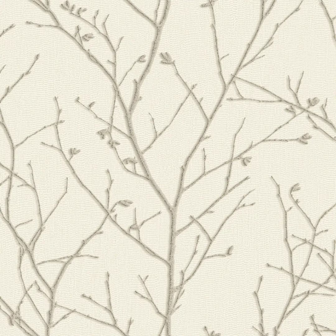 Vliestapete Water Silk Spring | Braun