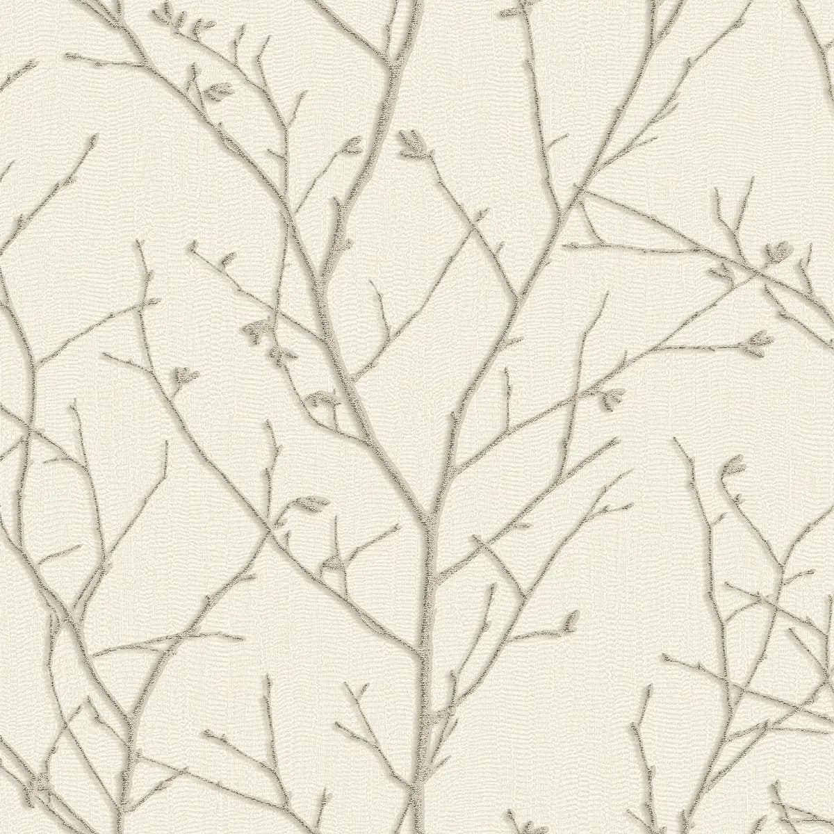 Vliestapete Water Silk Spring | Braun