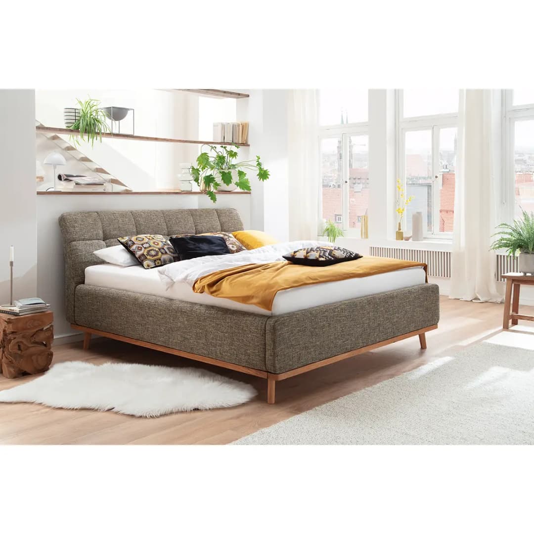 Polsterbett Mila II | Braun