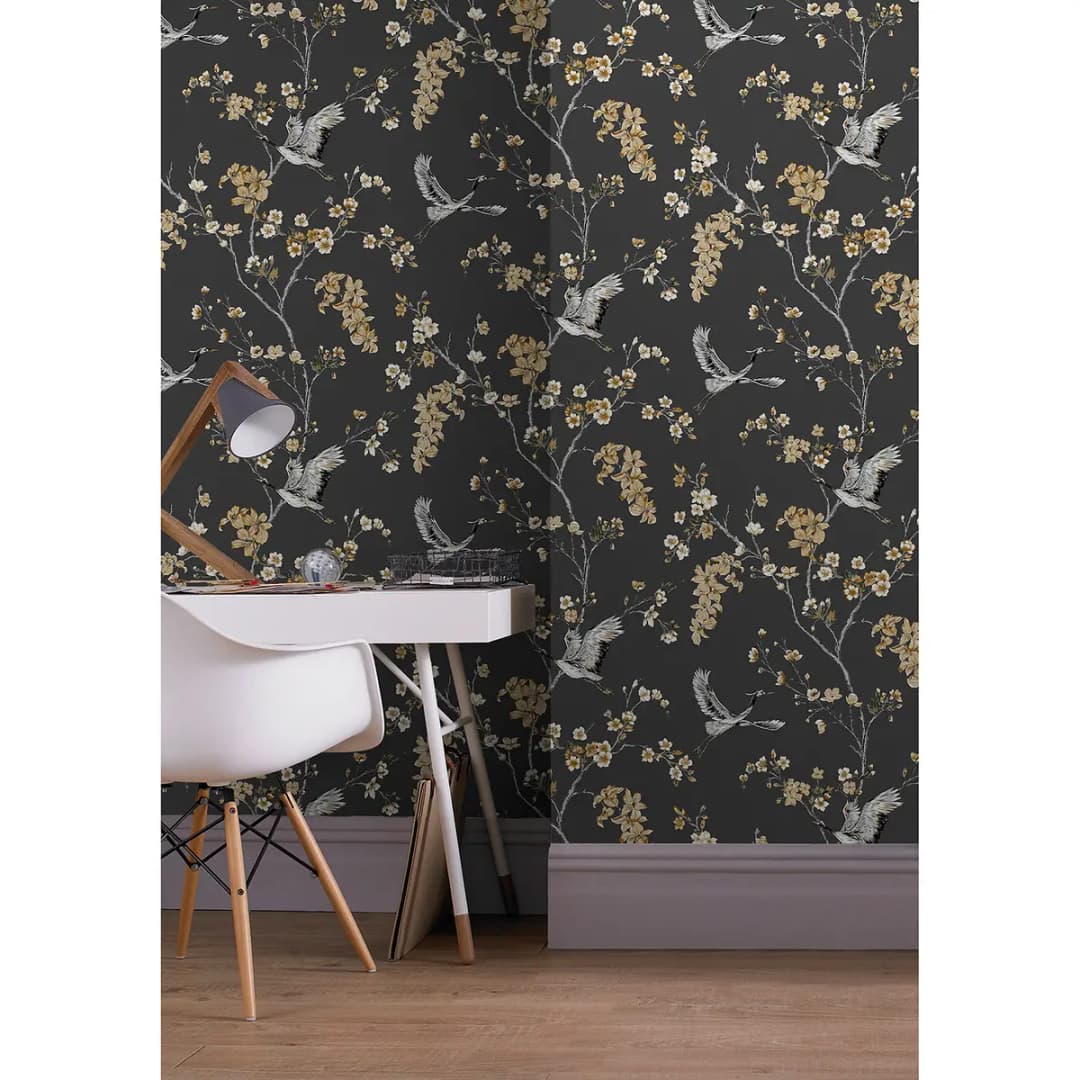 Vliestapete Alexa Crane | Gold