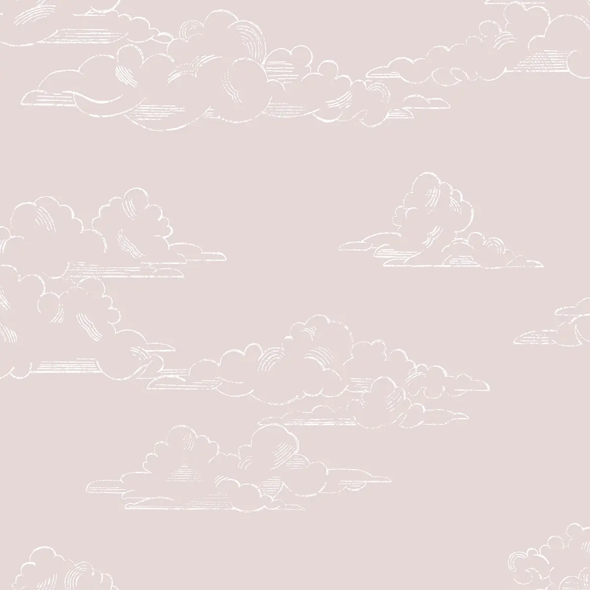 Vliestapete Vintage Clouds | Rosa