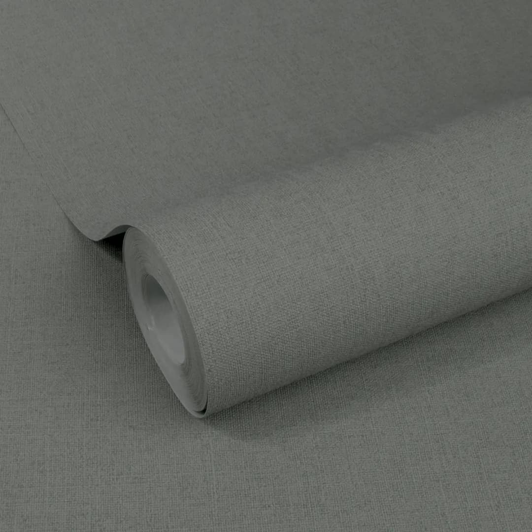Vliestapete Textil II | Grau