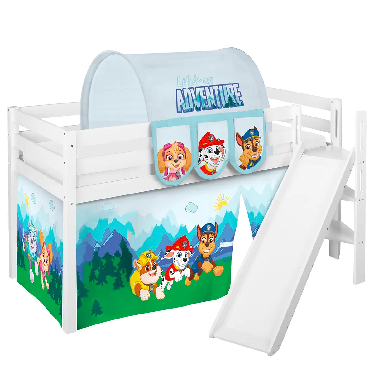 Hochbett Paw Patrol II | Weiß