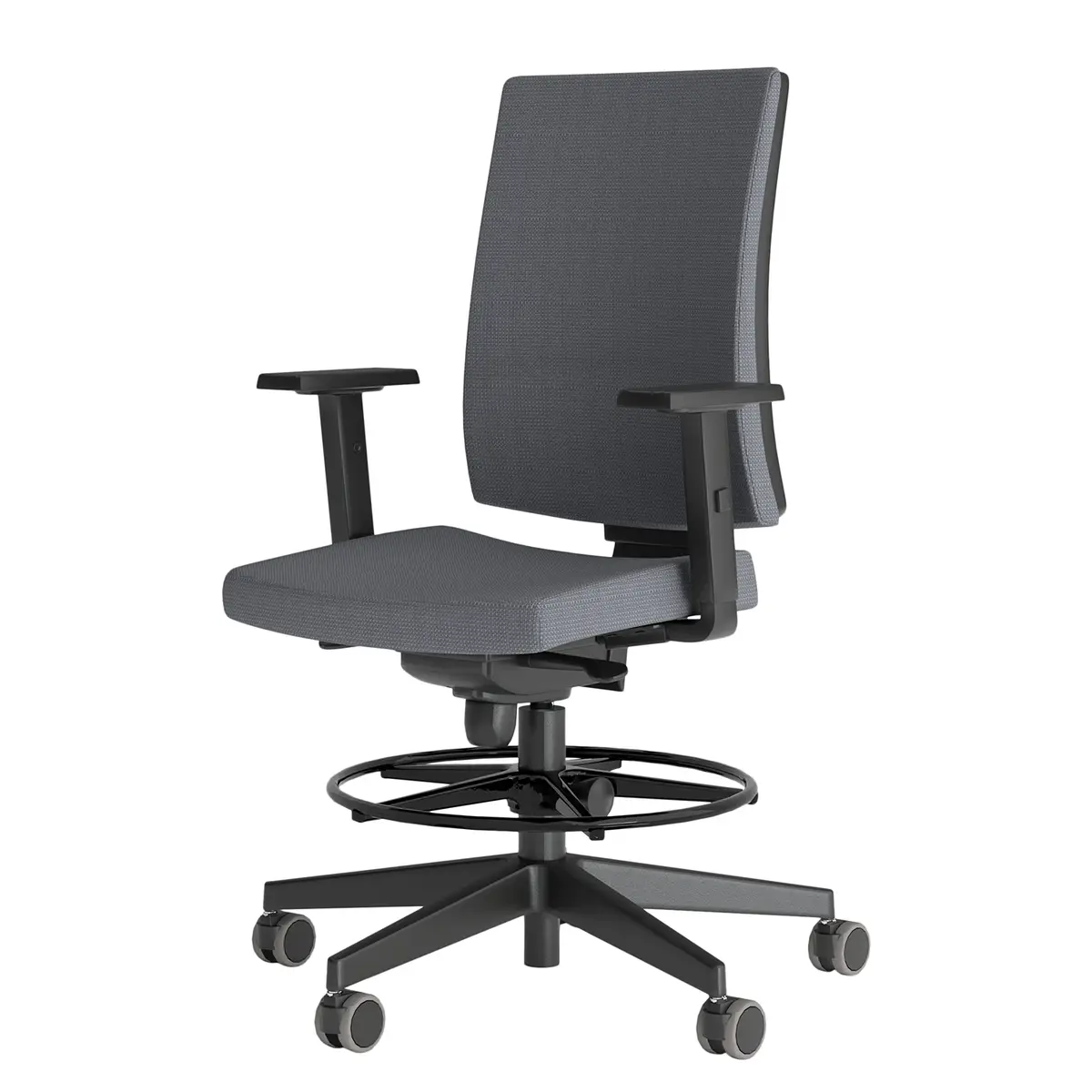 Ergonomischer Bürostuhl NAVIGO COUNTER | Grau