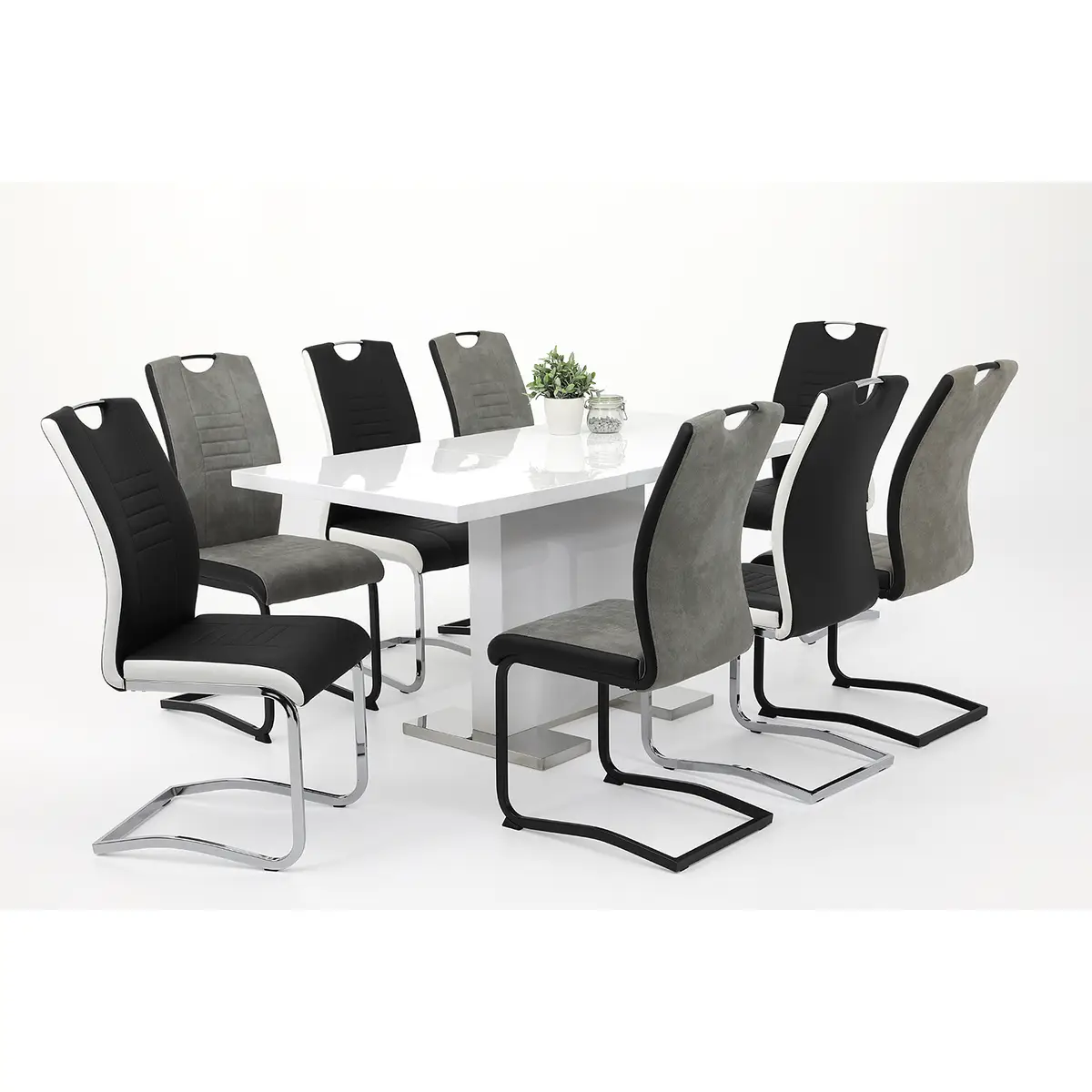 Freischwinger Stuhl Toummo | Schwarz
