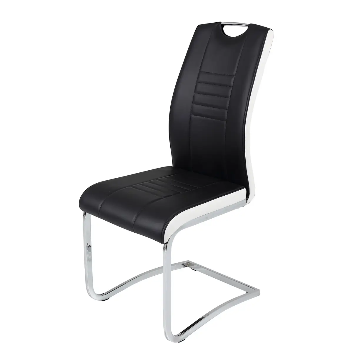 Freischwinger Stuhl Toummo | Schwarz