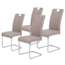 Freischwinger Festola Stühle | Beige