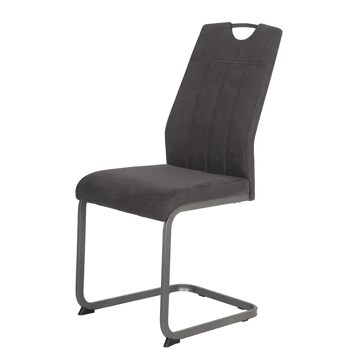 Freischwinger Stuhl Cotulla | Schwarz