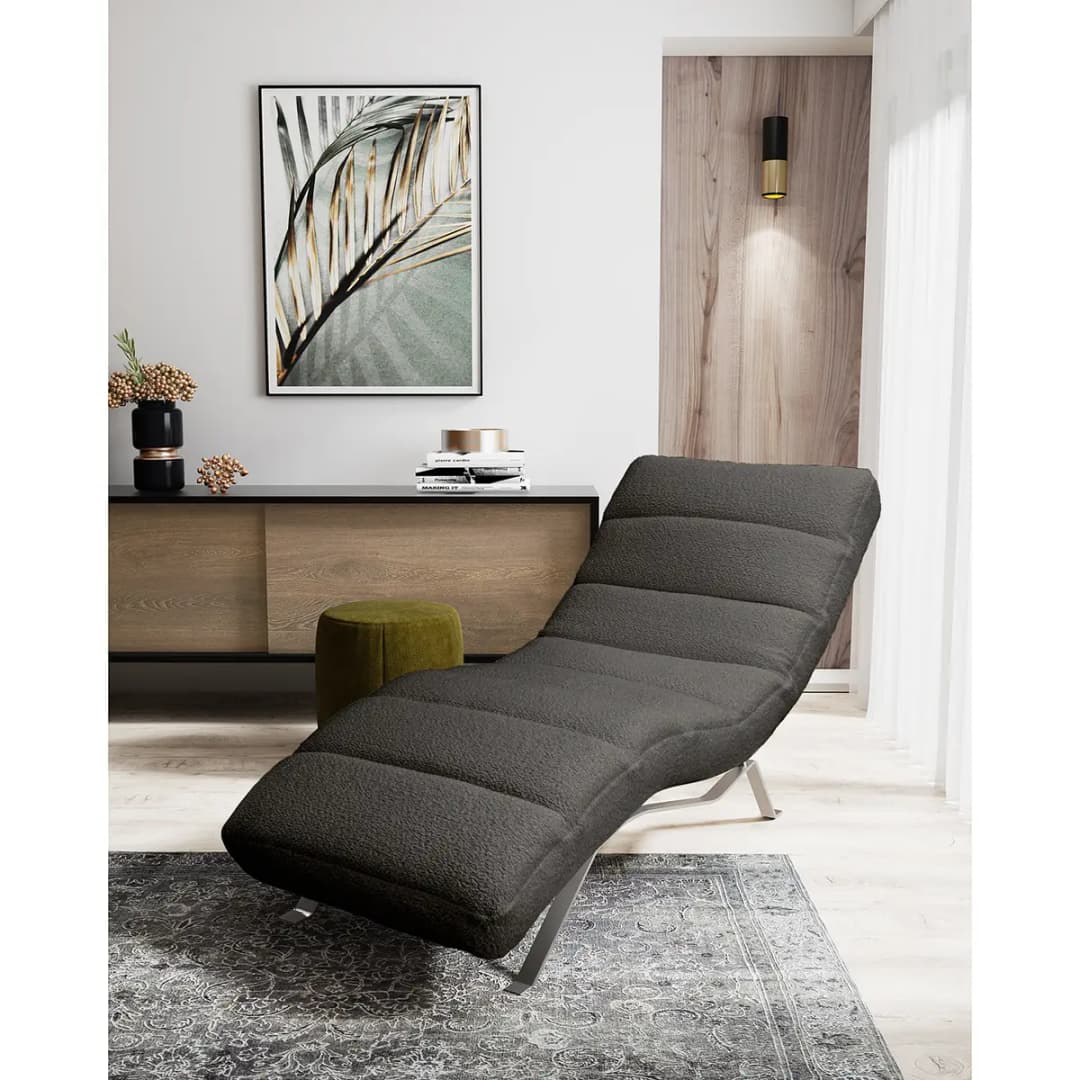 Relaxliege Kasson | Grau