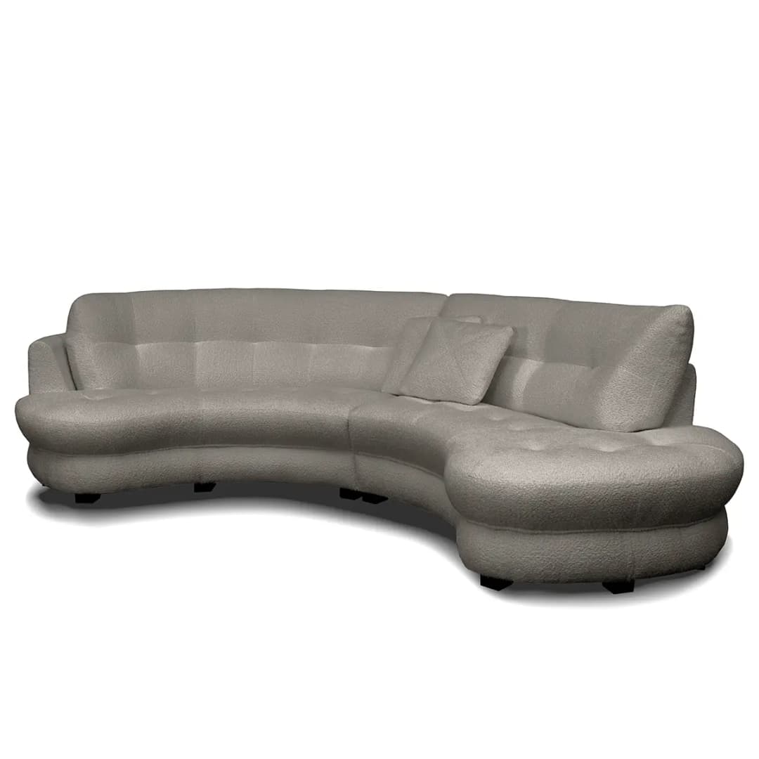 Ecksofa Roulette | Grau