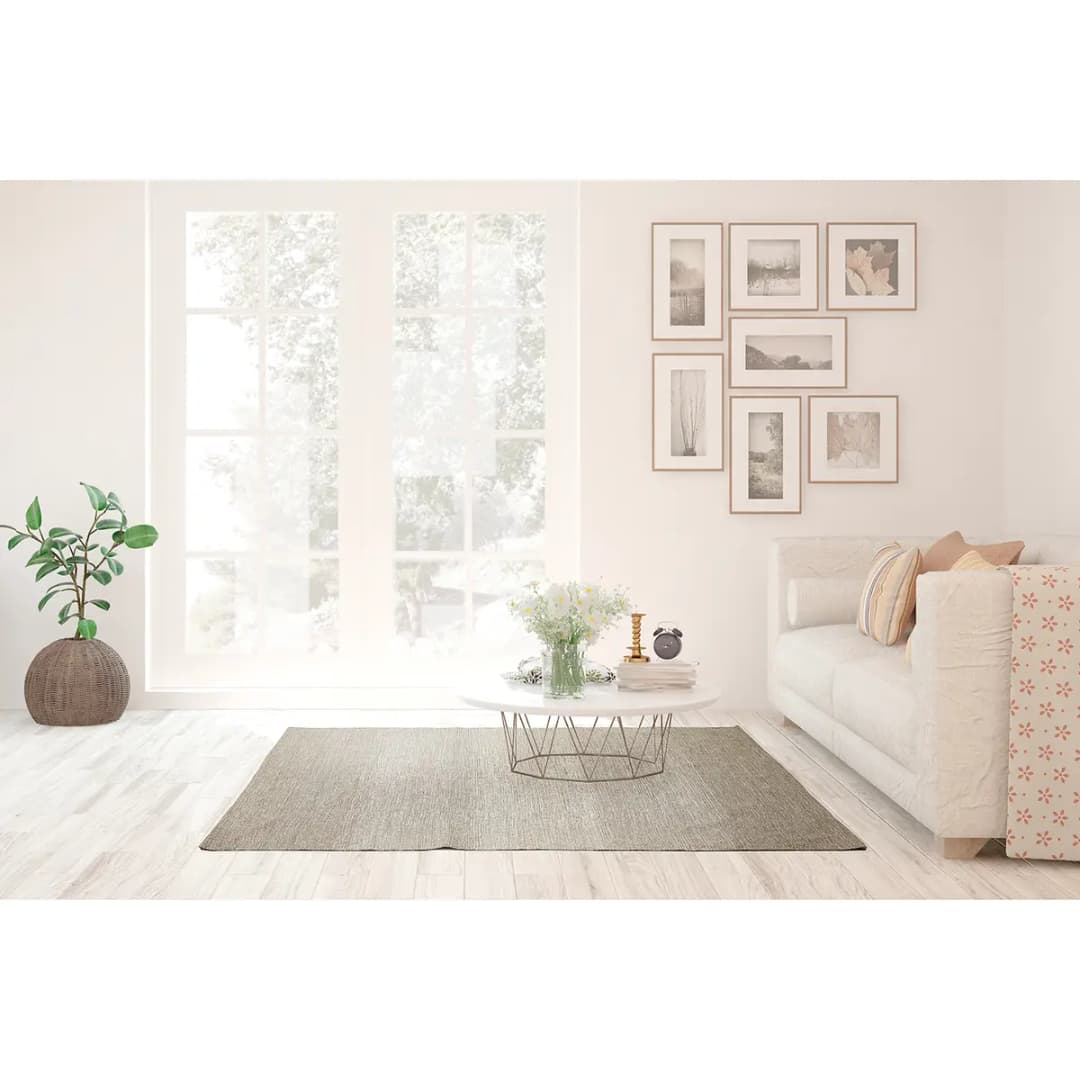 Kurzflorteppich Opland | Grau