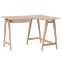 Eckschreibtisch 115cm Schublade links | Braun