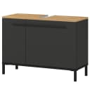 Waschbeckenunterschrank Yonkers | Grau