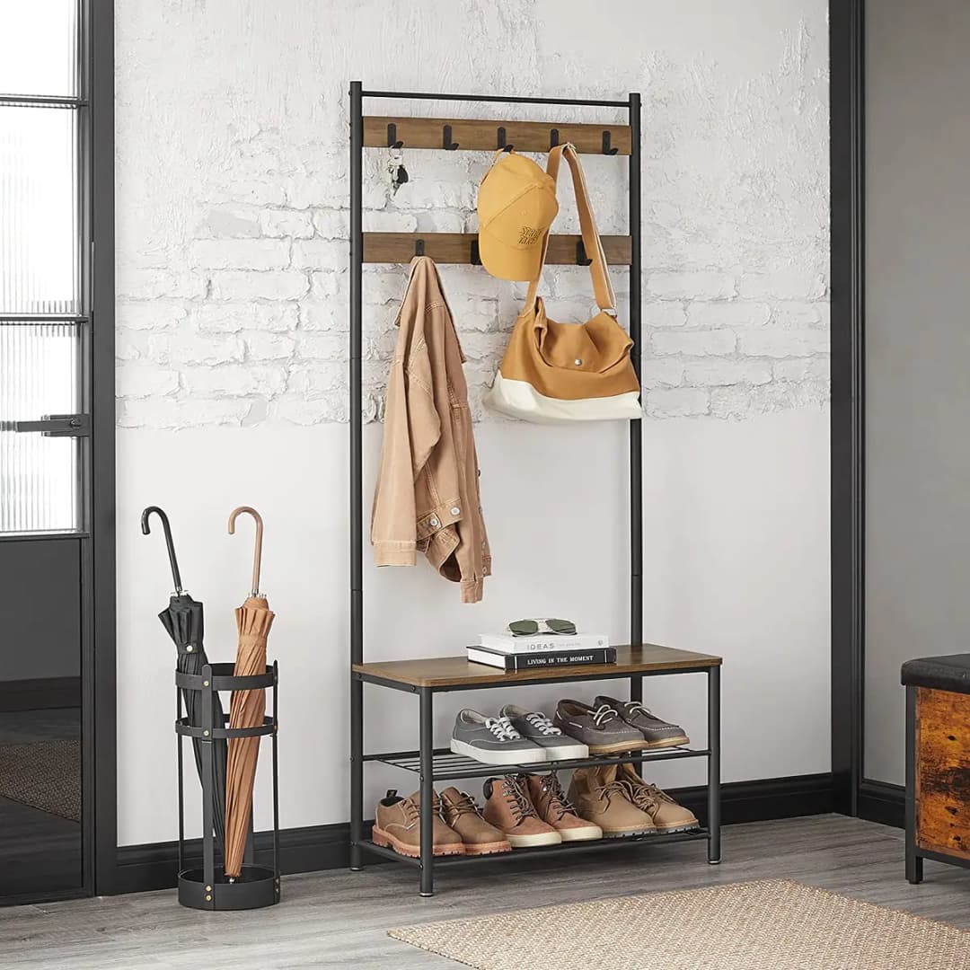 Kompaktgarderobe Webberville | Braun