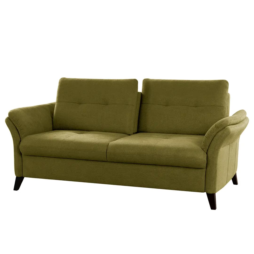 Sofa Wintertime 3-Sitzer Grün Webstoff Palila | Grün