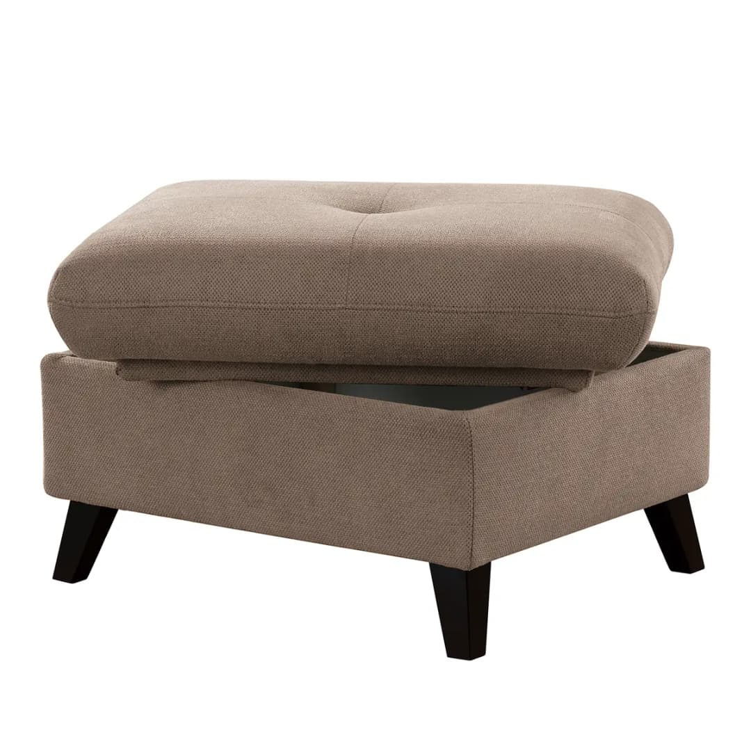 Polsterhocker Wintertime | Braun