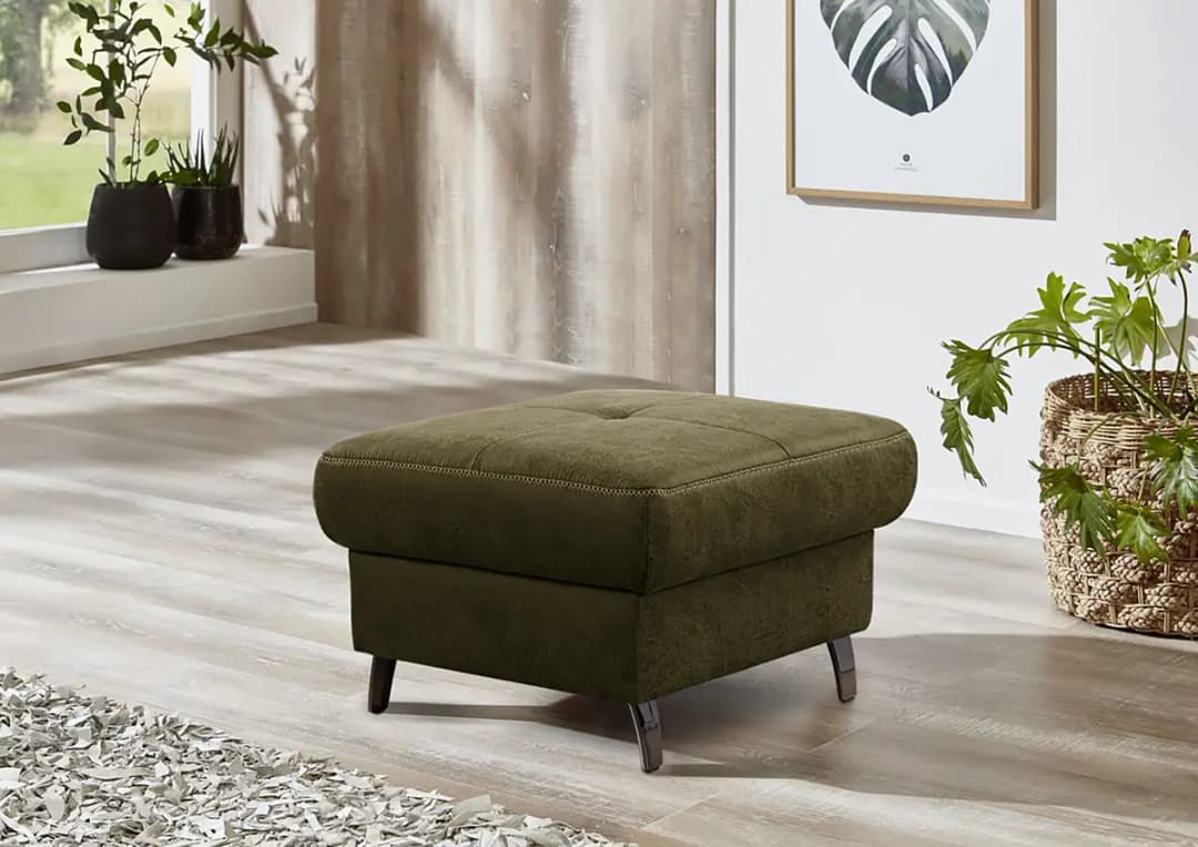 Polsterhocker WadiWOOD | Grün