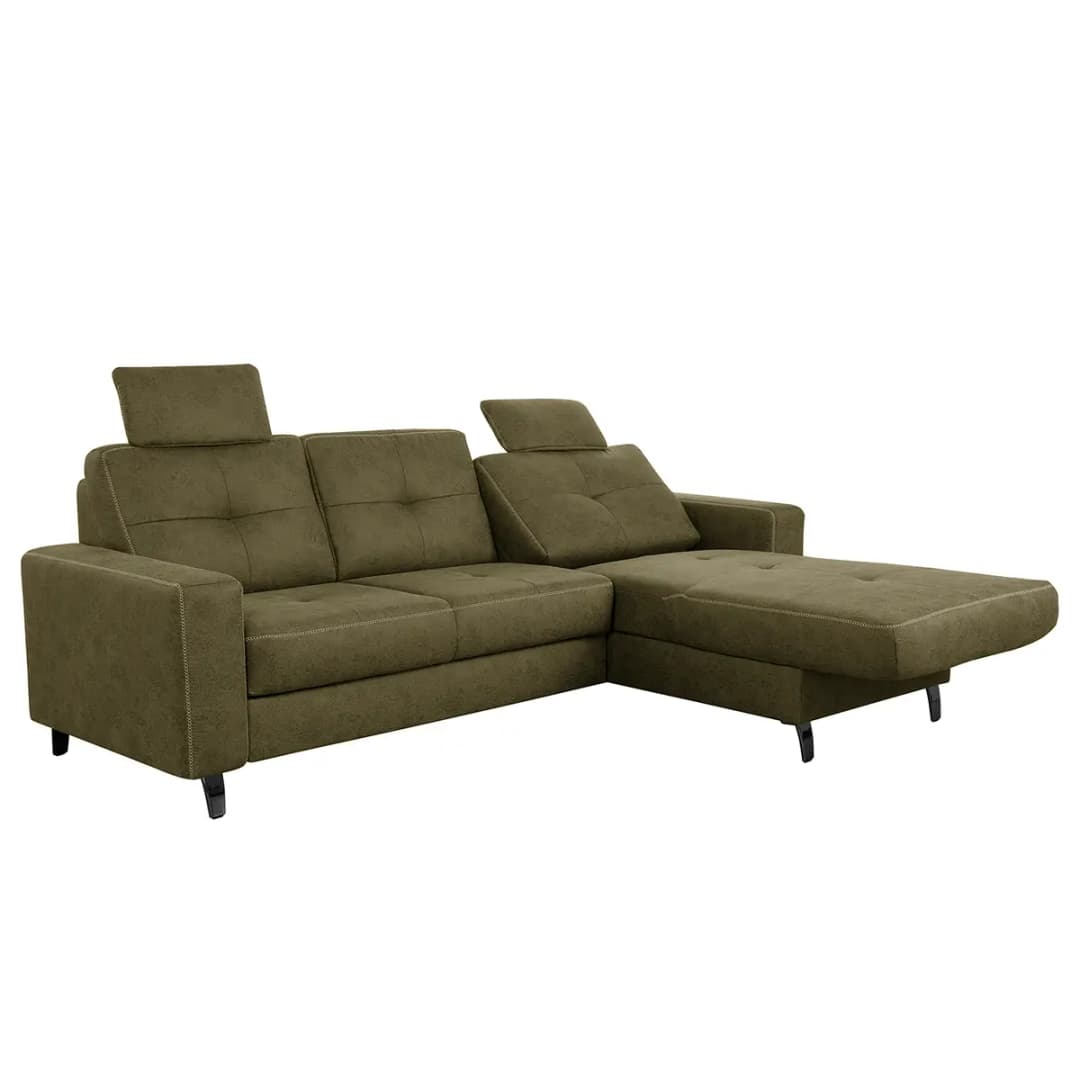 Ecksofa WadiWOOD IV | Grün