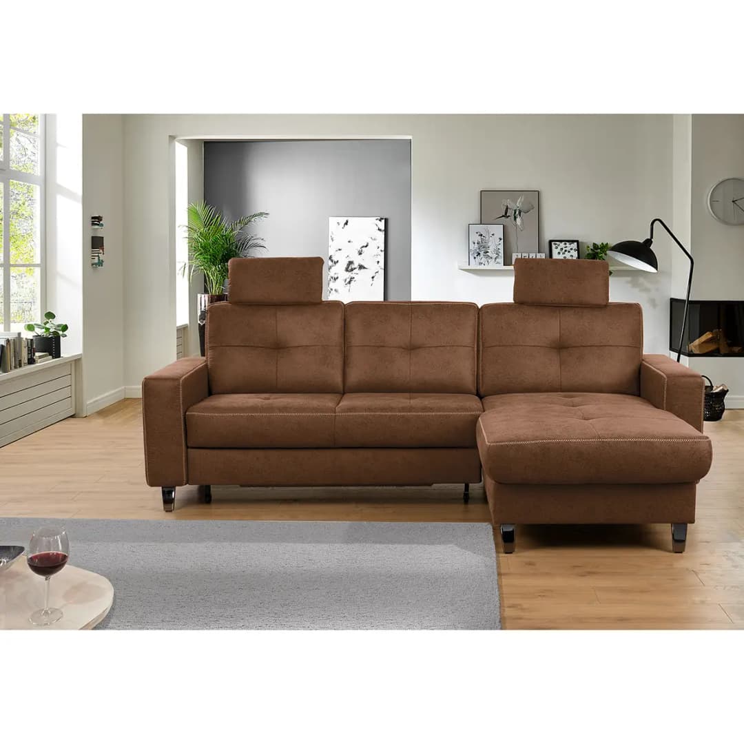 Ecksofa WadiWOOD IV | Braun