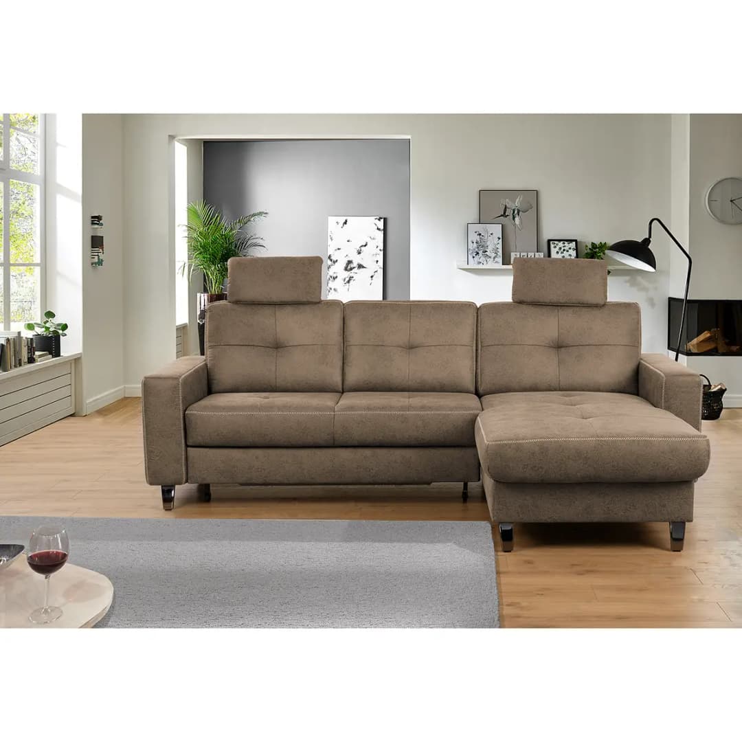 Ecksofa WadiWOOD IV | Braun