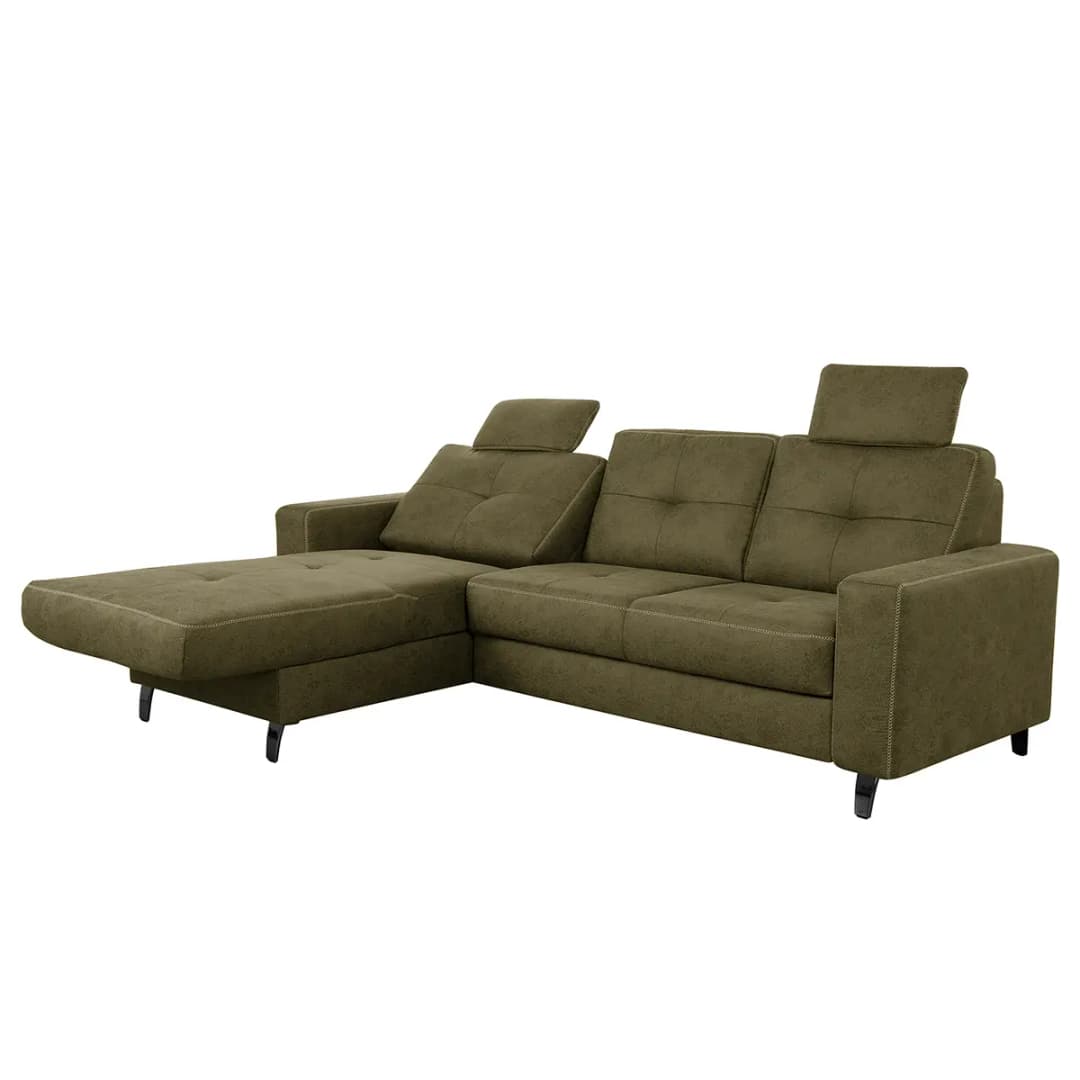 Ecksofa WadiWOOD IV | Grün