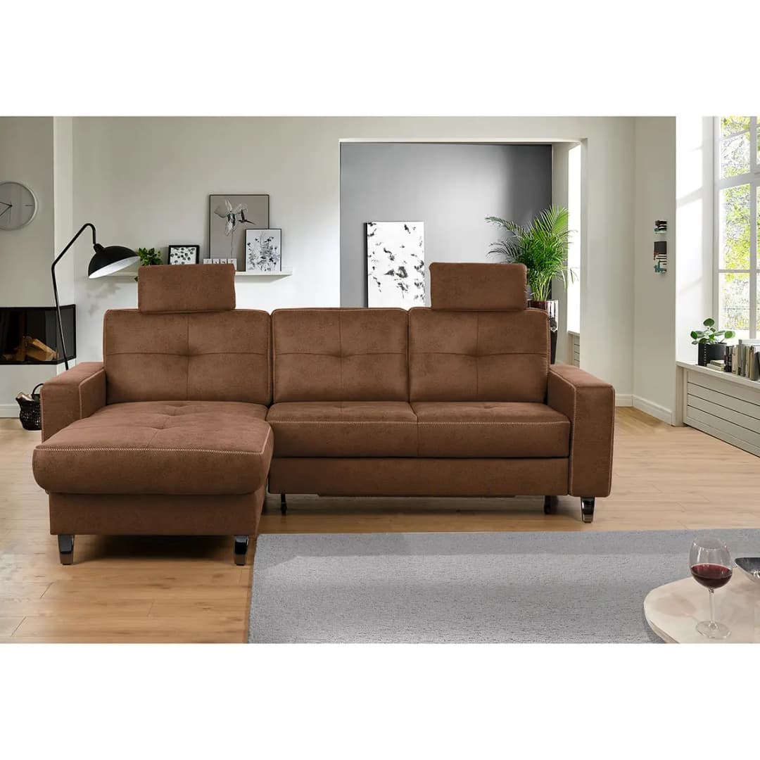 Ecksofa WadiWOOD IV | Braun