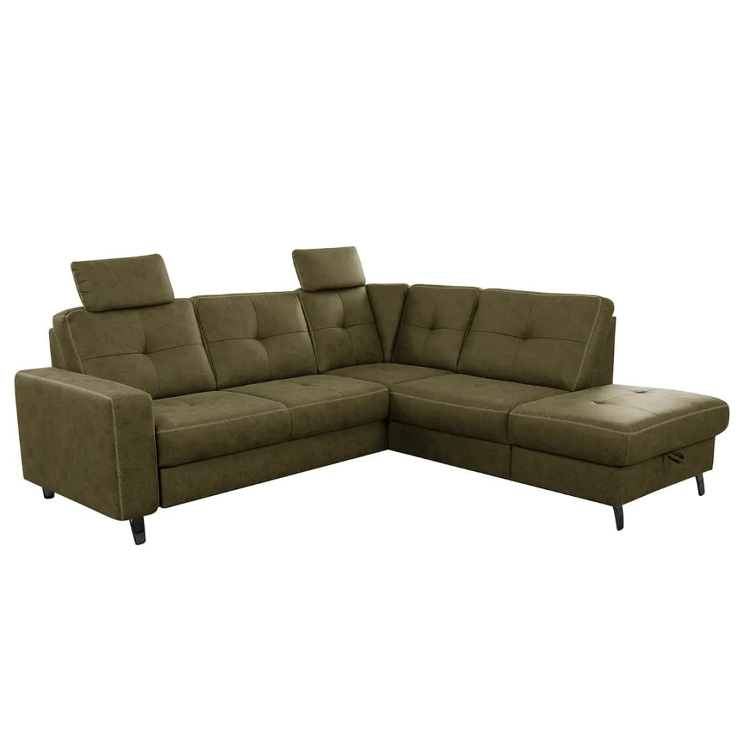 Ecksofa WadiWOOD II | Grün