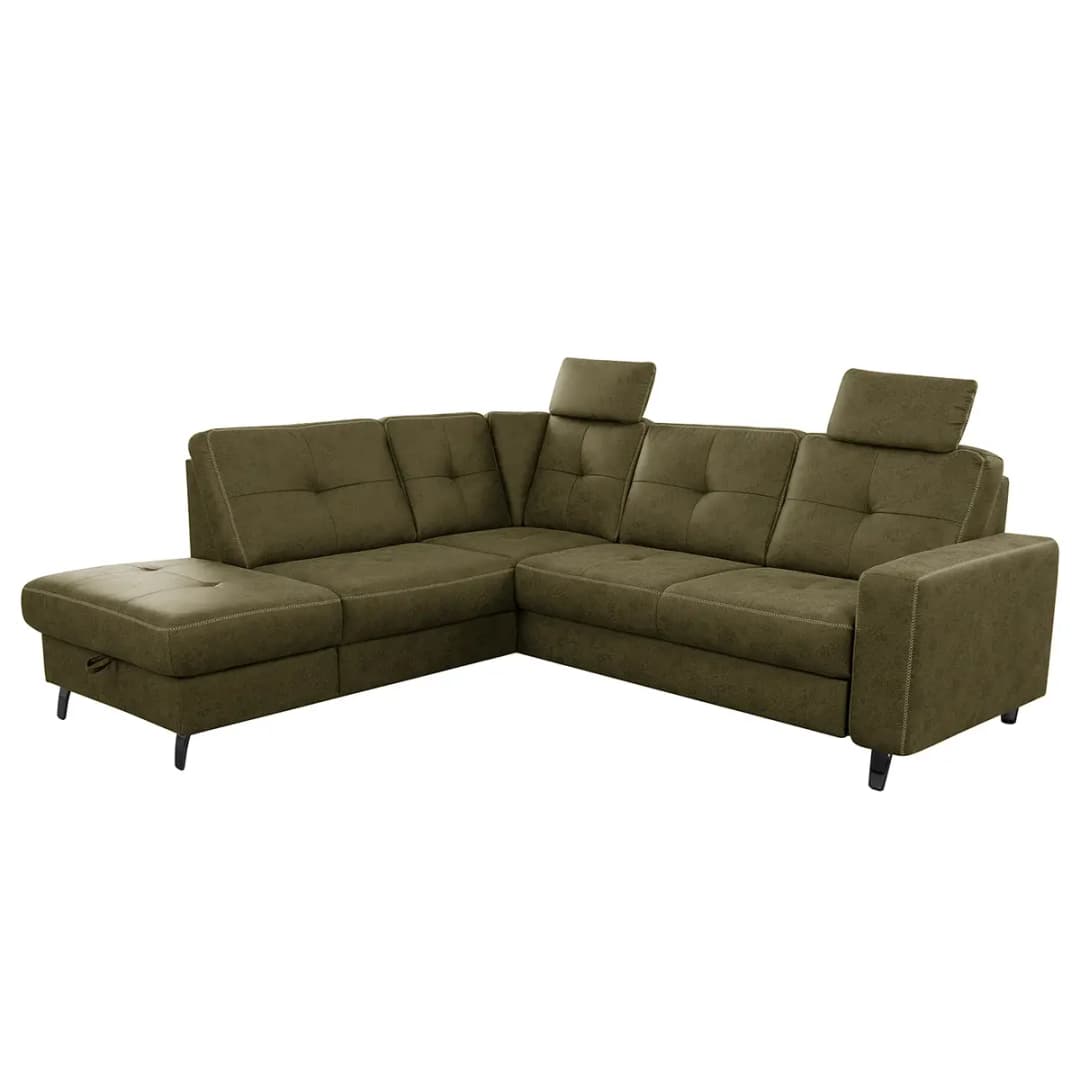 Ecksofa WadiWOOD II | Grün