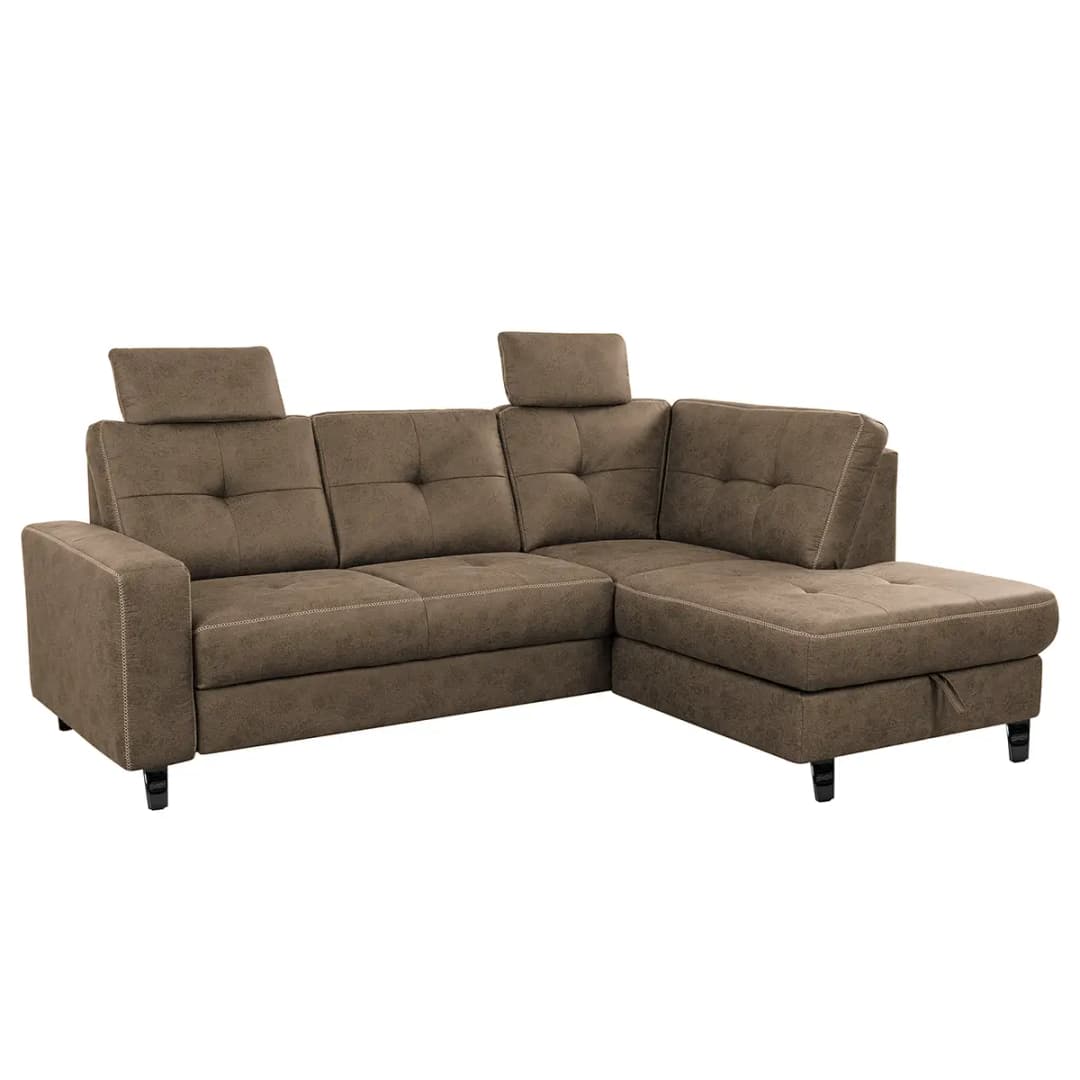 Ecksofa WadiWOOD III | Braun