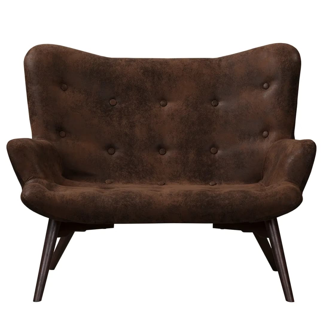 2-Sitzer Sofa Goda | Braun