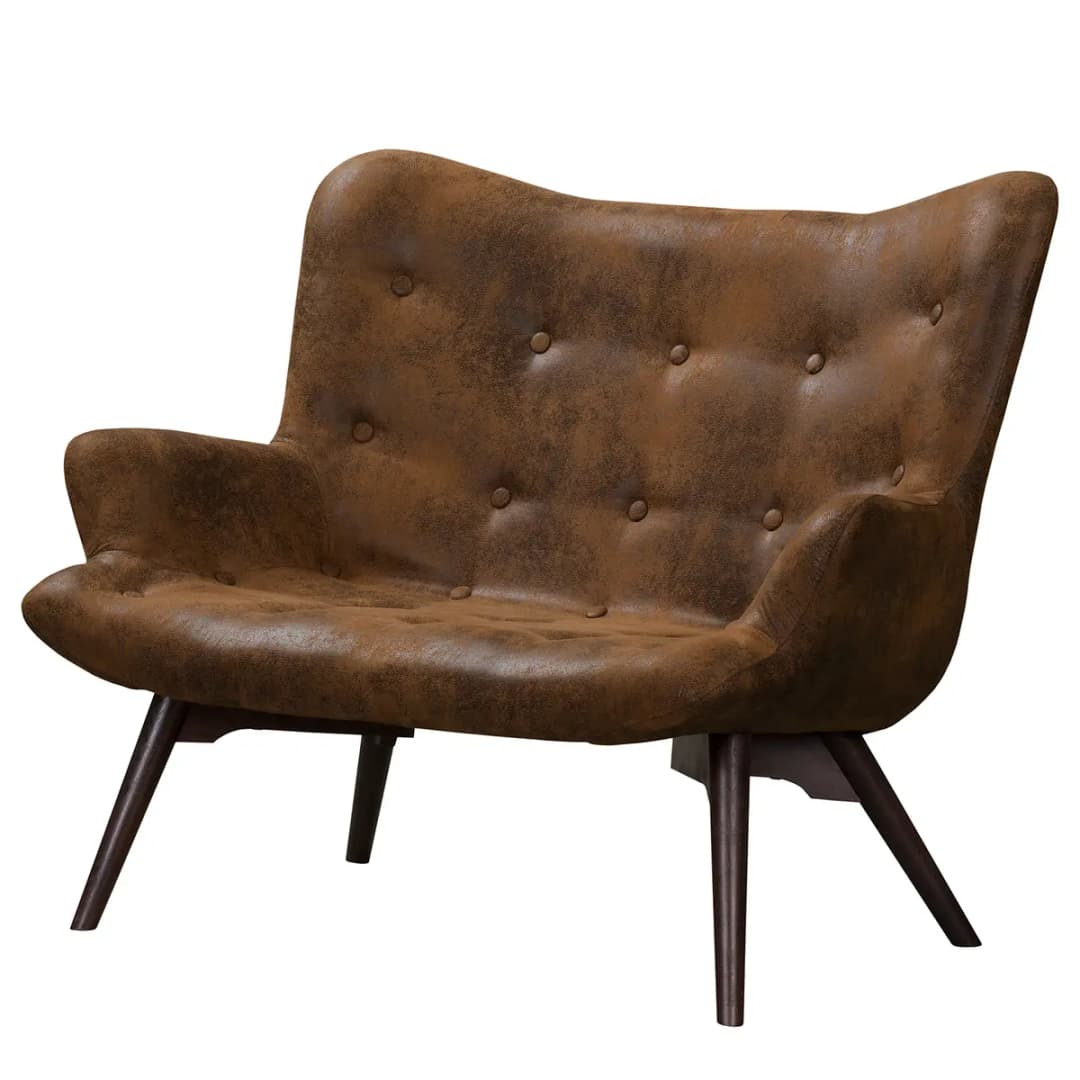 2-Sitzer Sofa Goda | Braun