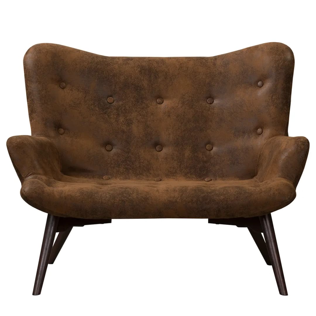 2-Sitzer Sofa Goda | Braun